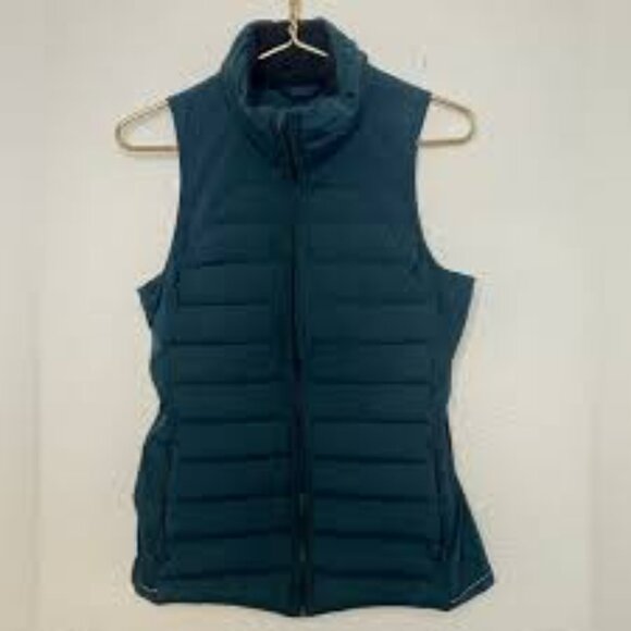lululemon athletica Down for a Run vest, TEAL, size 10 - Picture 3 of 12